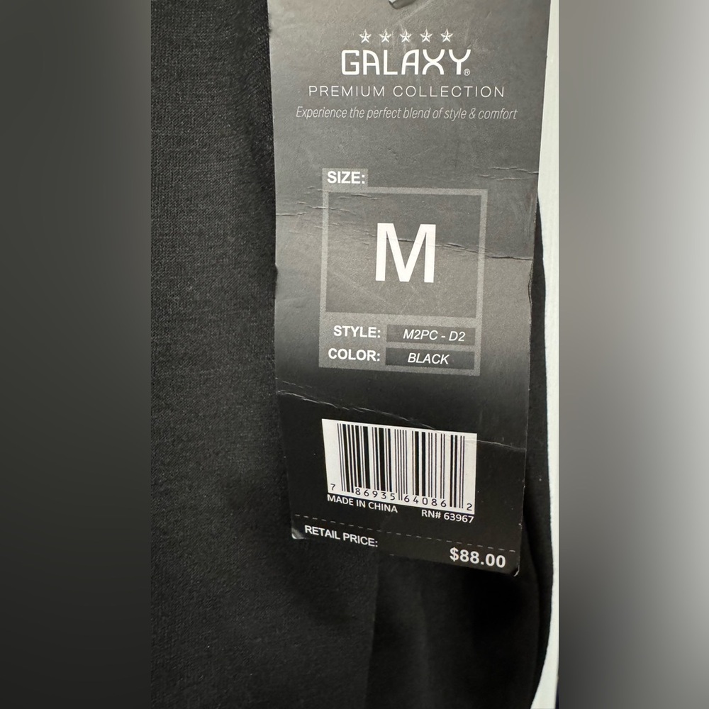Galaxy Premium Collection Black Zip-Up Jacket - Picture 4 of 10